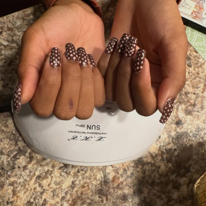 Recent nail set from @sn1yahs.nails